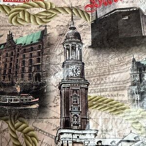 HAMBURG GERMANY PLASTIC SHOPPING BAG